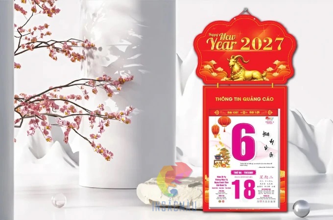 Lợi ích khi in lịch tết làm quà tặng