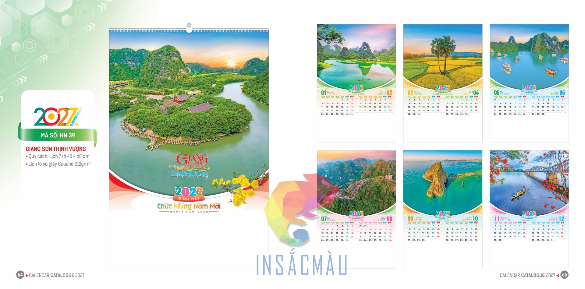 Thời điểm in lịch tết năm 2027