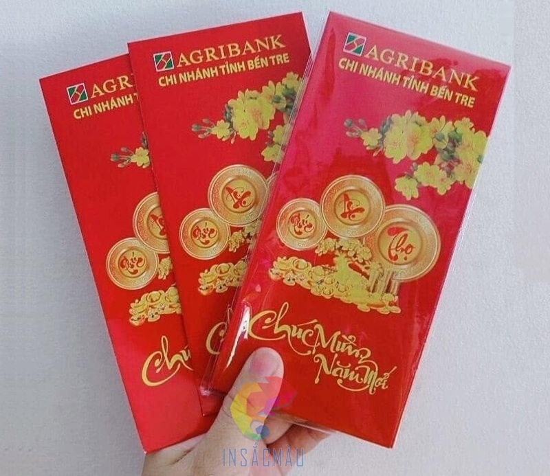 Mẫu bao lì xì ngân hàng Agribank