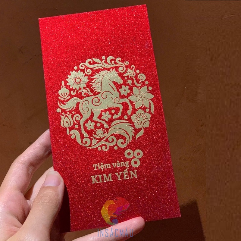 Mẫu bao lì xì tiệm vàng