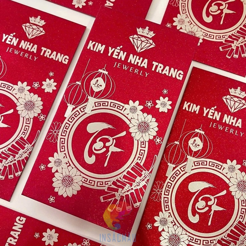 Mẫu bao lì xì tiệm trang sức
