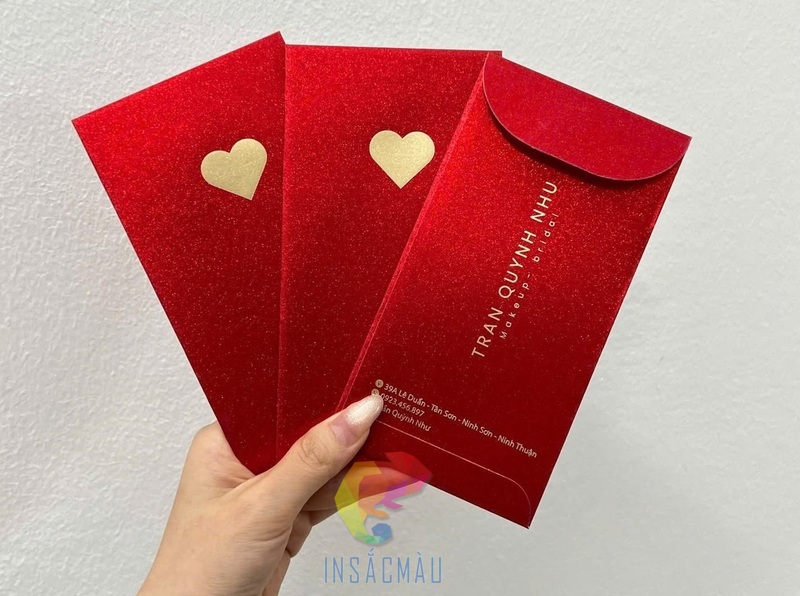 Mẫu bao lì xì đơn vị Makeup
