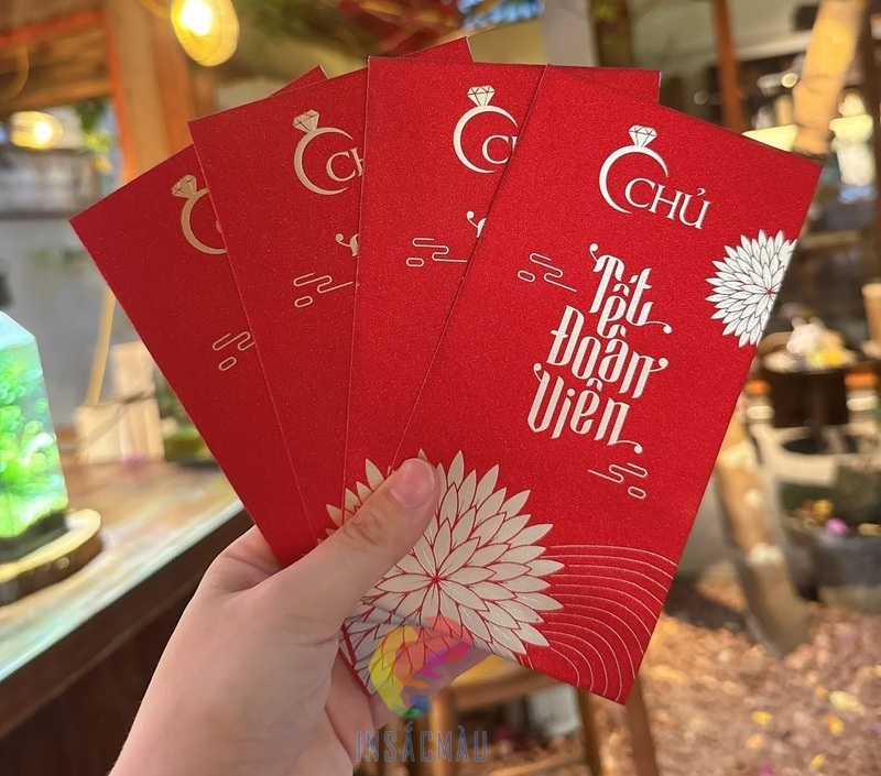 Mẫu bao lì xì doanh nghiệp kinh doanh trang sức