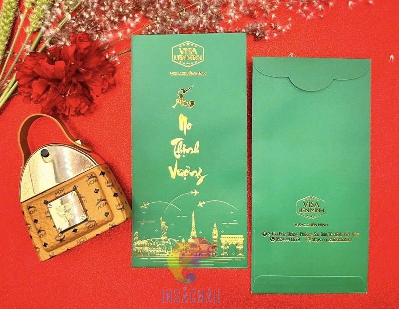Mẫu bao lì xì doanh nghiệp thiết kế theo yêu cầu
