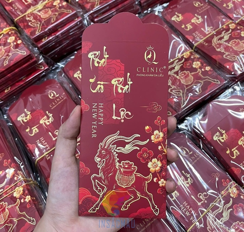 Mẫu bao lì xì doanh nghiệp, phòng khám da liễu