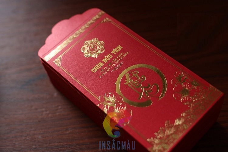 Mẫu bao lì xì Chùa Bửu Tích