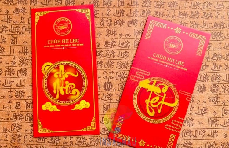 Mẫu bao lì xì Tết Đinh Mùi 2027 - Chùa An Lạc