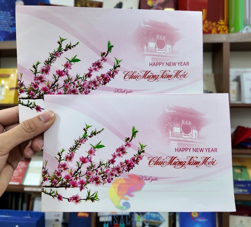 Mẫu phong bì chúc mừng năm mới 2027 đẹp cho doanh nghiệp