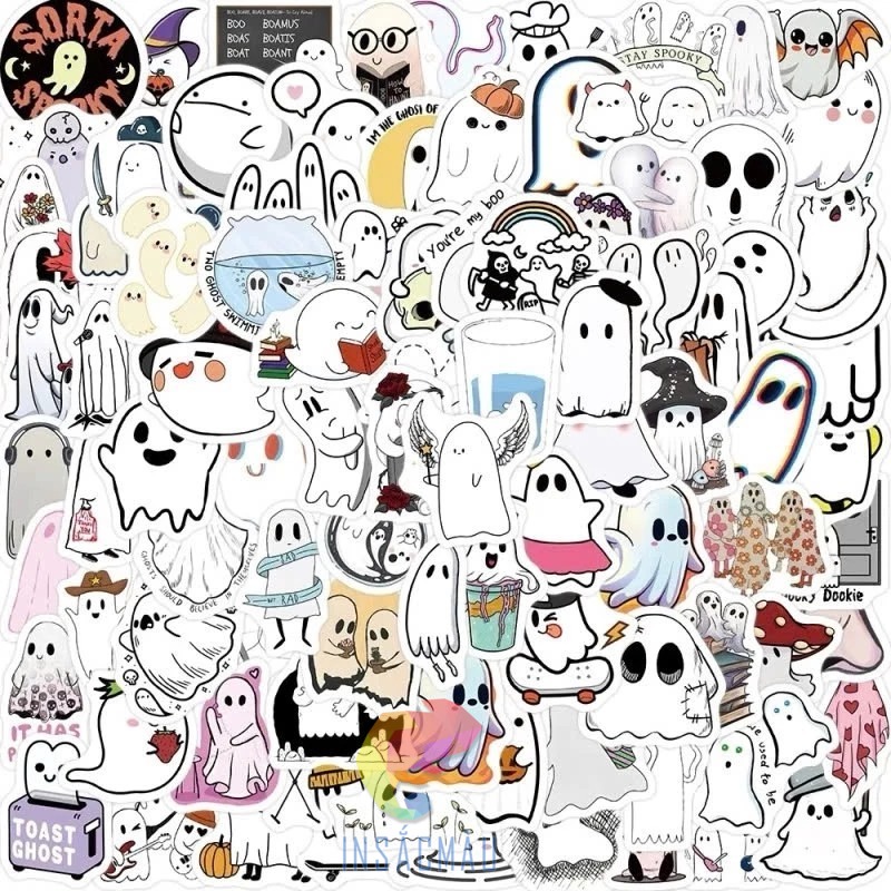 Các mẫu sticker halloween dễ thương