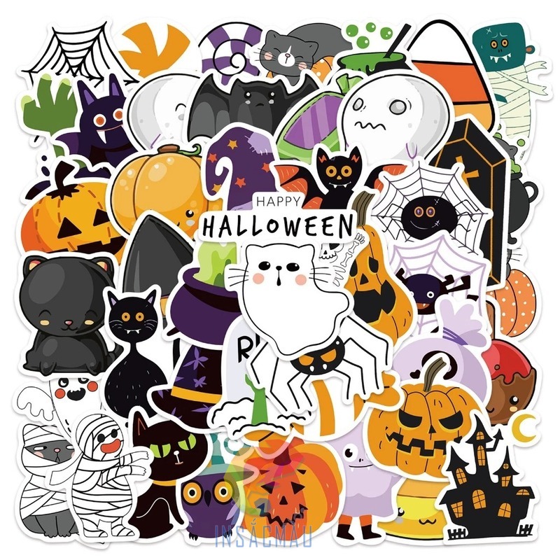 Các mẫu sticker halloween độc đáo