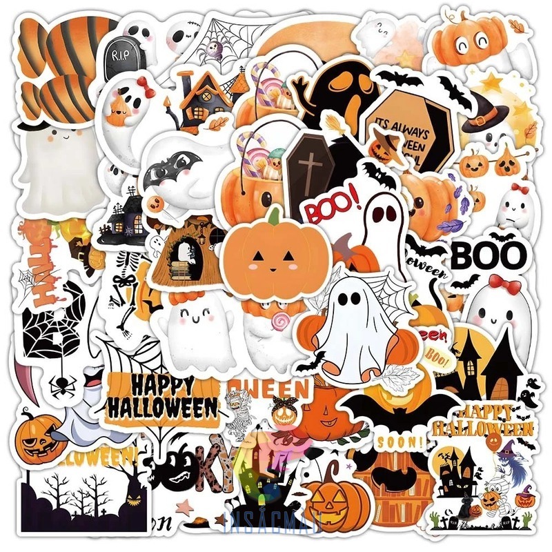 Các mẫu sticker halloween cute, đáng yêu