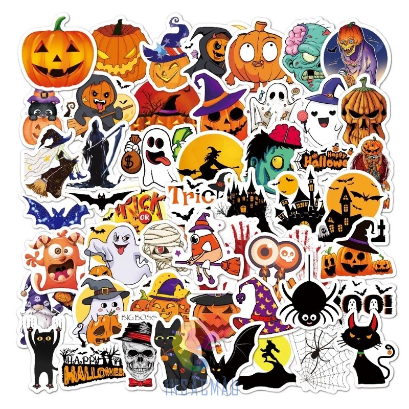 Các mẫu sticker halloween độc đáo, bắt mắt