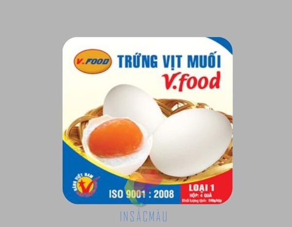 Mẫu tem nhãn trứng vịt muối