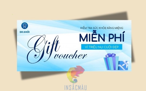 Mẫu phiếu ưu đãi nha khoa đẹp, thu hút