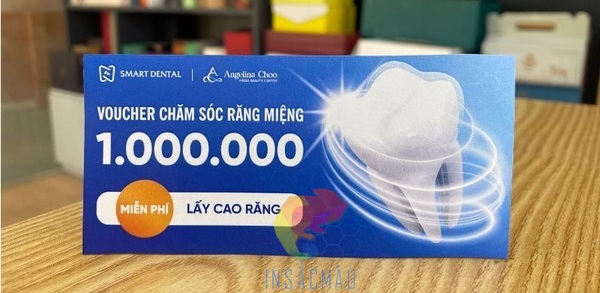 Mẫu phiếu ưu đãi dịch vụ chăm sóc răng miệng