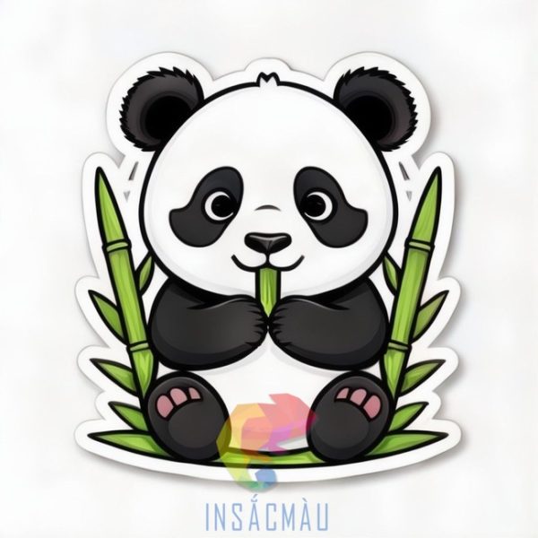 30+ Mẫu Sticker Gấu Trúc Cute, Biểu Cảm Hài Hước, Độc Lạ, Chill