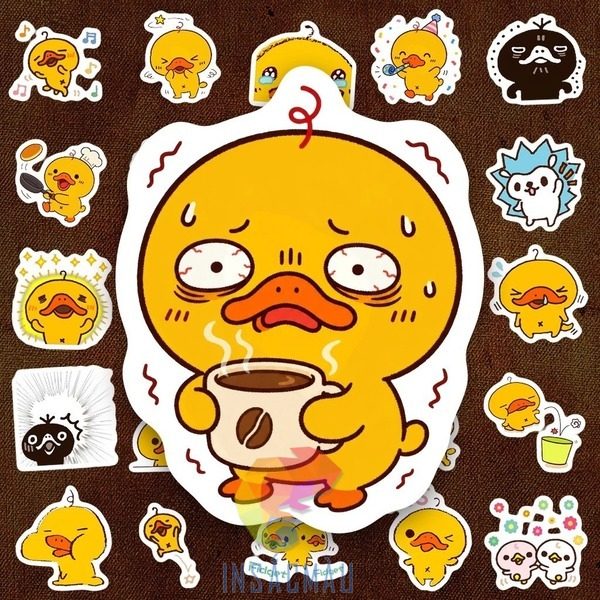 45+ Mẫu Sticker Con Vịt  Cute, Lầy Lội Và Hài Hước