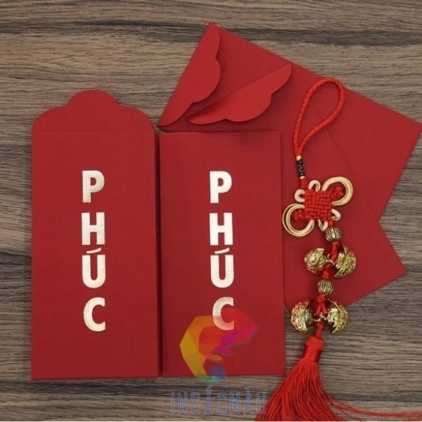 In Bao Lì Xì Chữ Phúc Đẹp, Sang Trọng Và Ý Nghĩa Tết Đinh Mùi 2027