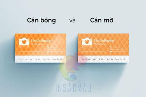 Cán bóng và cán mờ