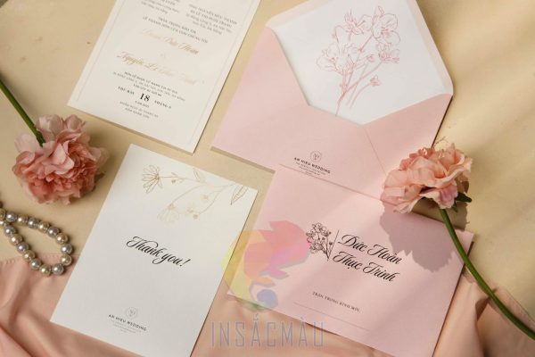 Thiệp cưới nên chọn màu gì