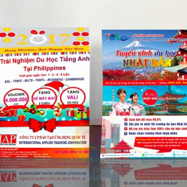 tờ rơi du học