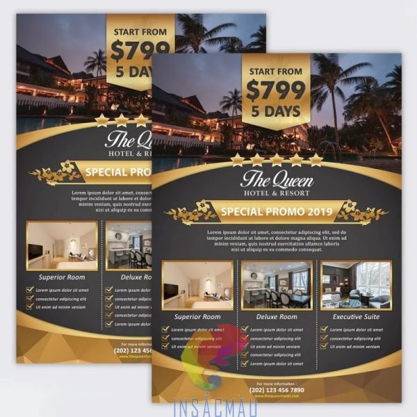 tờ rơi khách sạn